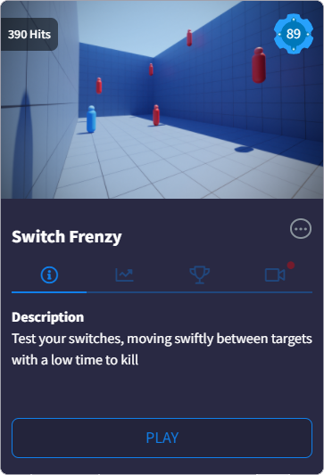 Target Switching Aim Game